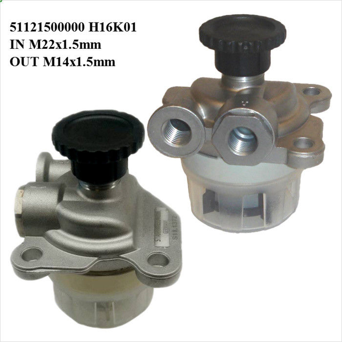 51121500000 51121500001 51121500002 61121500001 Pompe à carburant MAN IN M22x1.5 OUT M14 x 1.5