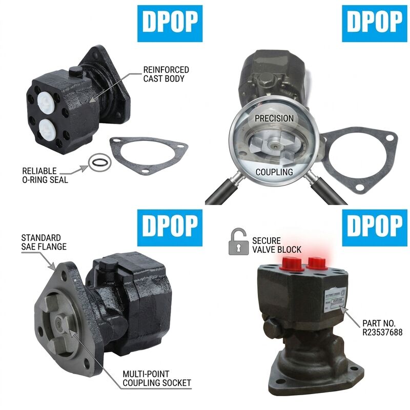 Pompe de transfert de carburant diesel Detroit 23537686 23532981, compatible avec les pièces de moteur de camion série 60 12,7 L 14 L 11,1 L