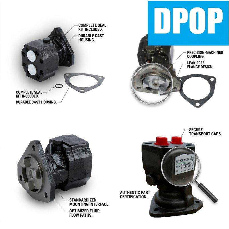 Pompe de transfert de carburant diesel Detroit 23537686 23532981, compatible avec les pièces de moteur de camion série 60 12,7 L 14 L 11,1 L