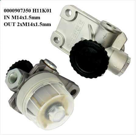 Pompe à carburant (corps de valve à nervures renforcées Hengst) OE 0000907350 pour camion MERCEDES-BENZ MK/NG/SK